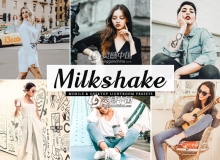 穆迪哑光色调旅拍人像LR预设/APP预设 Milkshake Lightroom Presets
