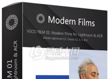 VSCO FILM 01: Modern Films for Lightroom & ACR 现代电影VSCO预设 2018.7.更新