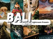 巴黎旅拍人像LR预设+手机lr预设 Bali Lightroom Presets