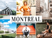 蒙特利尔旅拍人像LR预设+移动APP预设 Montreal Lightroom Presets