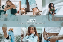 清新时尚人像Lightroom预设+APP调色滤镜 5 Fashion Lightroom Presets
