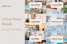 设计师Forth and Wild六套LR预设合集 6 Pack Lightroom Preset Bundle