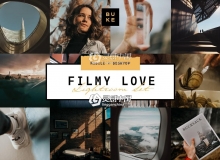 5组电影质感LR预设+APP预设 5 Film Lightroom Presets Bundle