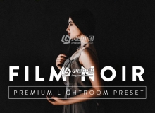 黑暗电影胶片人像Lightroom预设 FILM NOIR Pro Lightroom Preset