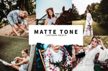 磨砂哑光电影胶片Lightroom预设 Matte Tone Lightroom Presets