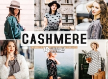 时尚人像摄影干净明亮Lightroom预设/APP预设 Cashmere Lightroom Presets Pack