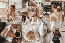 完美中性电影人像胶片LR预设/手机APP照片滤镜 Neutral Film Grain Lightroom Presets