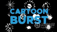 10组卡通爆炸飞溅图形动画元素4K视频素材带SFX音效 Cartoon Burst Elements and SFX