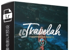 专业INS博客旅拍人像电影Lightroom预设Moody Travel Lightroom Presets