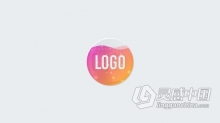AE模板 水波浪图形气泡动画LOGO品牌视频片头 AE工程 AE文件