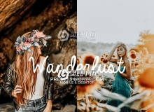 旅行人像摄影博客Lightroom预设 Wanderlust Blogger Presets