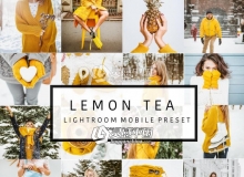 柠檬茶假日旅行人像手机版Lightroom预设 Mobile Lightroom Preset