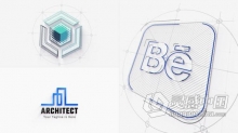 AE模板 4K分辨率3D建筑公司LOGO品牌宣传视频片头动画 AE工程 AE文件下载