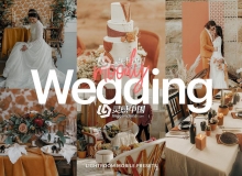 田园婚礼情绪人像手机LR预设 Lightroom Preset-Wedding Moody