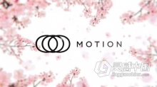粉红色的花树樱花背景动画标志揭晓AE模板下载 Sakura Blossom Logo Reveal
