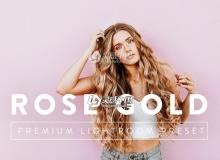 玫瑰金高级人像LR预设/手机LR滤镜 ROSE GOLD Premium Lightroom Preset