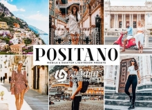 波西塔诺旅拍风景人像Lightroom预设+手机版LR预设 Positano LR