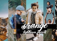 旅拍人像风景摄影后期电影胶片Lightroom预设ORANGE // LR PRESETS