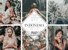 Insta风格旅拍低保和胶片Lightroom预设+手机版lr预设 summer presets