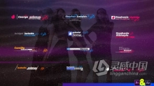 AE模板PR模板 21种创意现代视频字幕条设计动画效果 PR与AE工程文件