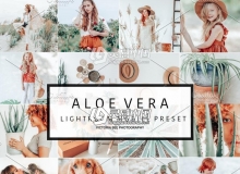 梦幻柔和奶油色调手机版Mobile Lightroom预设Mobile Presets ALOE VERA