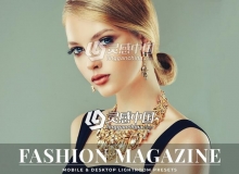 时尚杂志人像调色Lightroom预设+移动版lr预设 Fashion Magazine LR