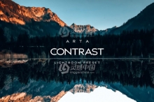INS旅行博客现代电影风光摄影后期LR预设/APP滤镜 ARTA Contrast Preset