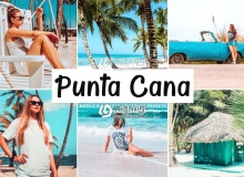 加勒比海旅拍人像LR预设+移动LR预设 Punta Cana Lightroom Presets