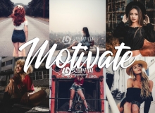 旅拍人像电影胶片lr预设+手机lr预设 10 Lightroom Presets - Motivate