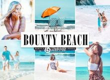 夏日海滩旅拍通透人像LR预设/APP预设 Bounty Beach Lightroom Presets