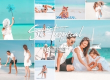 明亮通透夏季旅拍人像LR预设 St. Tropical  Lightroom Presets