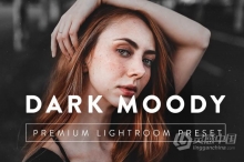 城市旅拍黑暗情绪人像Lightroom预设/APP预设 DARK MOODY Pro Lightroom Preset