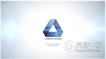 翻转标志动画明亮视频片头制作AE模板下载 Clean Flip Logo