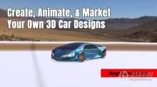 Blender汽车设计从草图到3D全流程视频教程 中文字幕