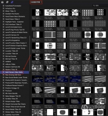 FCPX插件-38组多图片网格排列视频墙展示动画FCPX插件下载 Multi Screen Video Walls