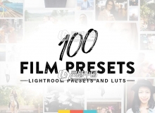 100个经典电影胶片LR预设+手机版lr预设+Adobe Camera Raw预设