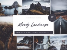 喜怒无常黑暗情绪旅拍风光LR预设与APP滤镜  Lightroom Moody Landscape