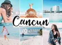 坎昆海滩旅拍电影胶片感Lightroom预设+手机版LR预设