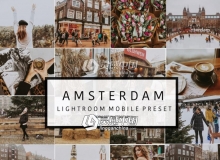 Victoria Bee Ins博客旅行温暖胶片手机版LR预设 Mobile Lightroom Preset AMSTERDAM