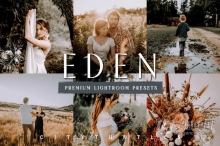 LR预设 黑暗情绪质朴婚礼胶片Lightroom预设/移动APP滤镜 Dark Moody EDEN Lightroom
