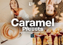 Ins人像写真焦糖色调LR预设/手机LR预设 CARAMEL Lightroom Presets