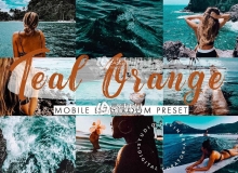 INS网红Teal&Orange色调移动手机lr预设 Teal Orange Lightroom Presets