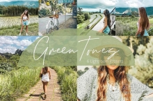旅拍人像电影绿色调Lightroom预设/手机APP预设 Green Tones - Lightroom Presets