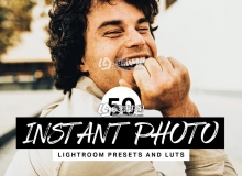 印刷色彩复古胶片LR预设+LUT预设 50 Instant Photo Lightroom Presets