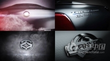 AE模板 汽车引擎Turbo碳纤维E3D三维文字LOGO动画视频 AE工程 AE文件