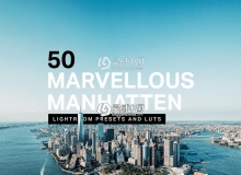 50组曼哈顿LR预设+APP预设+LUT预设 50 Manhattan Lightroom Presets LUTs