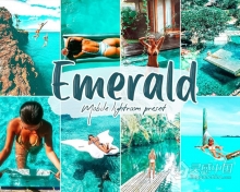 经典海滨城市旅拍写真人像Lightroom预设/手机预设 Emerald Lightroom Presets