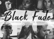黑白胶片渐变主题LR预设调色滤镜Black Fade Theme Lightroom