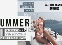 夏季晒黑人像调色LR预设+LR移动预设Summer Tanning Lightroom Collection