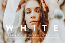 牛奶白通透人像Lightroom预设/移动APP调色滤镜 WHITE Premium Lightroom Preset
